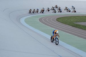 race track for cyclists
